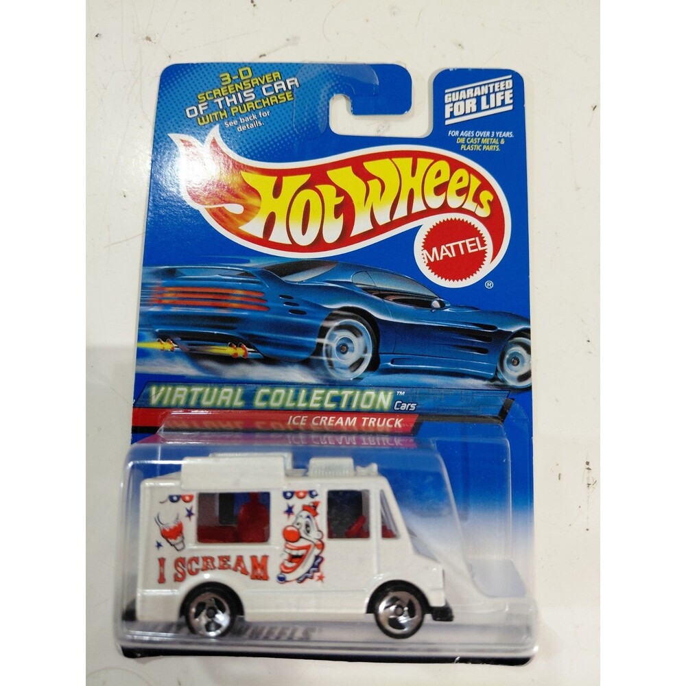 NIP Hot Wheels Virtual Collection 1:64 Die Cast I Scream Ice Cream Truck